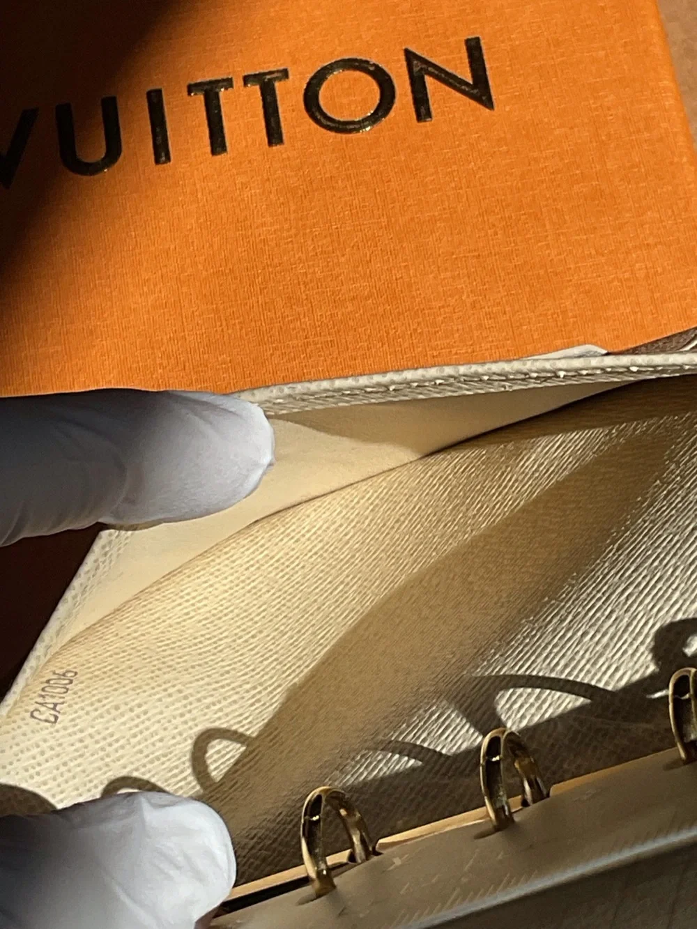 ✅LV AUTHENTIC AZUR UNISEX AGENDA PM SIZE LOUIS VUITTON BOXSET - Picture 6 of 7